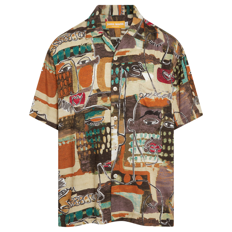 Men's Retro Shirt - Visage Brown