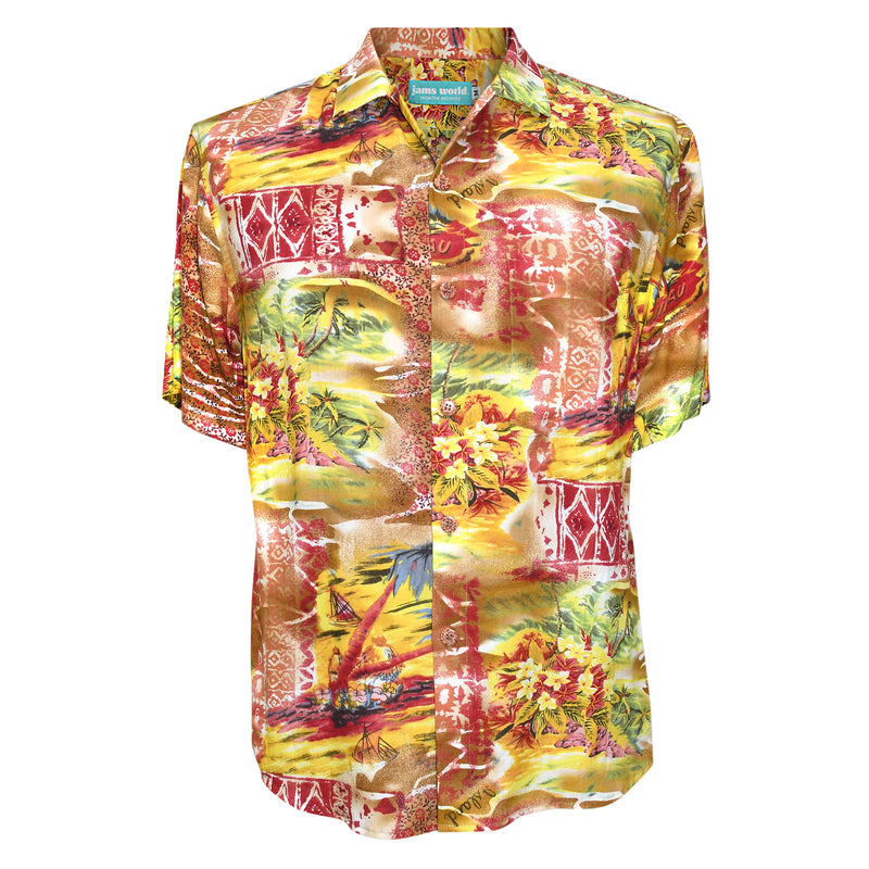 Dobladillo camisero clásico de rayón - Niihau