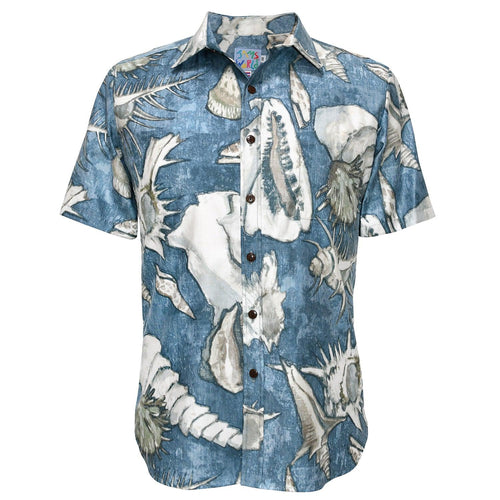 Men's Archival Collection Modern Fit Shirt - Seashore Navy Reverse - jamsworld.com