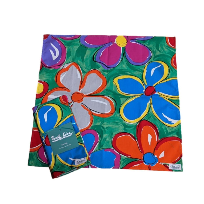 Surf Line Hawaii Napkin (Set of 2) - Na Pua Flowers