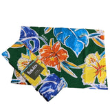 Set de Table Réversible Surf Line Hawaii (Ensemble de 2) - Vert Ananas Hibiscus