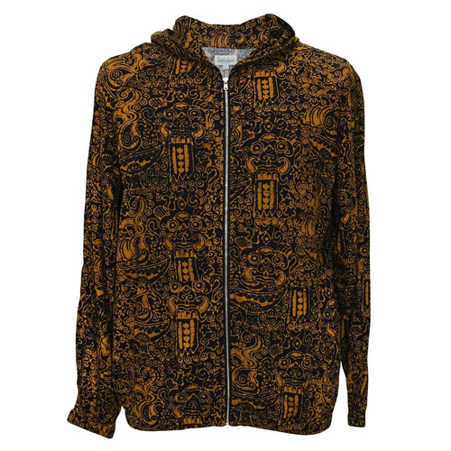 Parka Rayon Jacket - Black & Gold - jamsworld.com