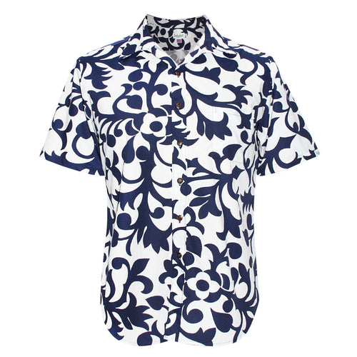 Men's Cotton Slim Fit Shirt Quilt - Surf Line Hawaii