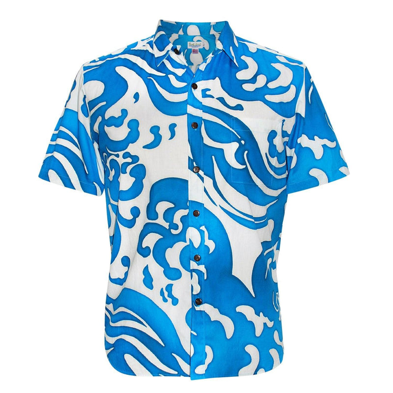Chemise Slim Fit en coton pour homme Aramami - Surf Line Hawaii