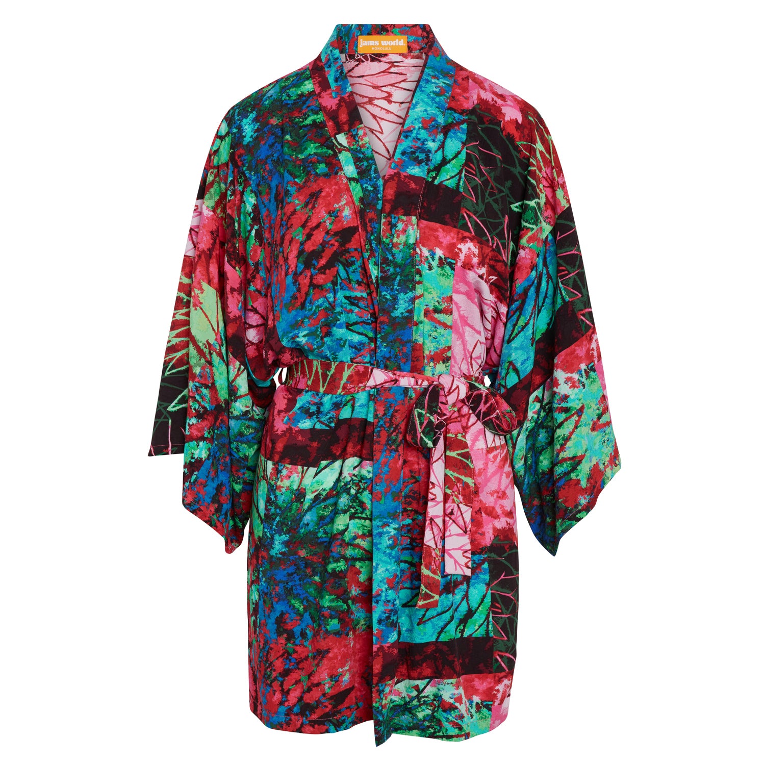 Short Kimono Robe - Fire Sky – jamsworld.com