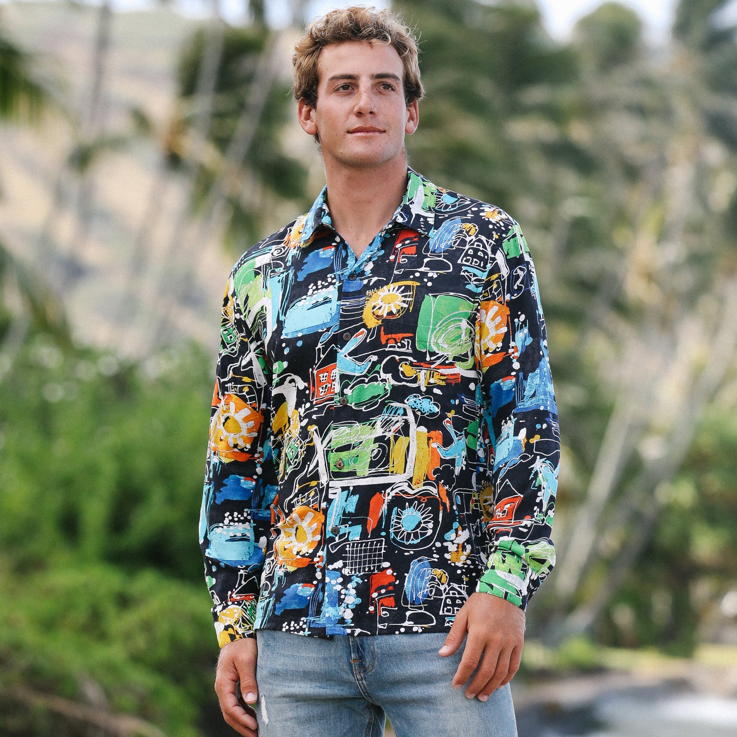 Camiseta manga larga unisex - Clash