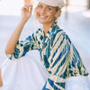 Coastal Top - Wood Grove Navy - jamsworld.com
