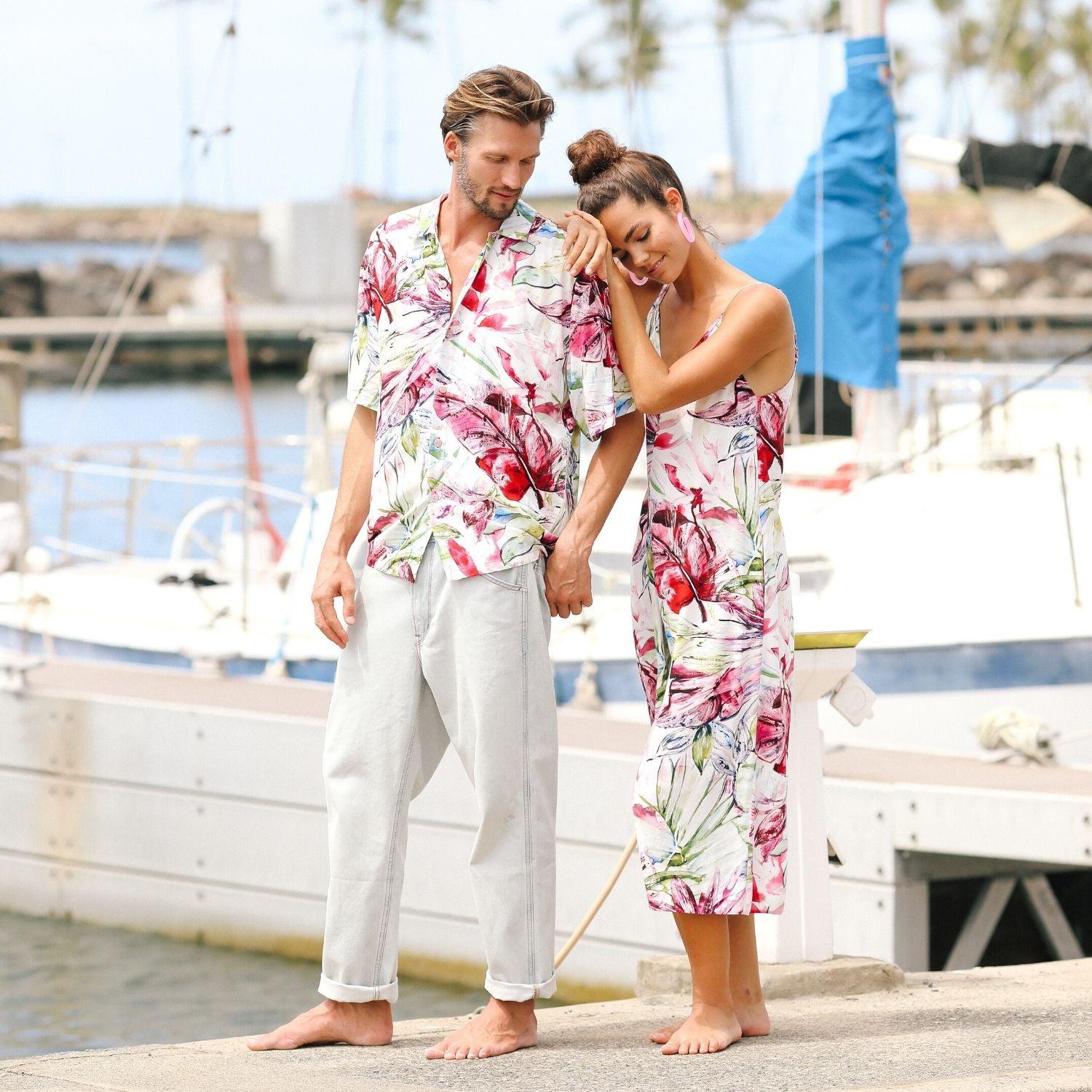 Men's Retro Shirt - Wind Palm - jamsworld.com