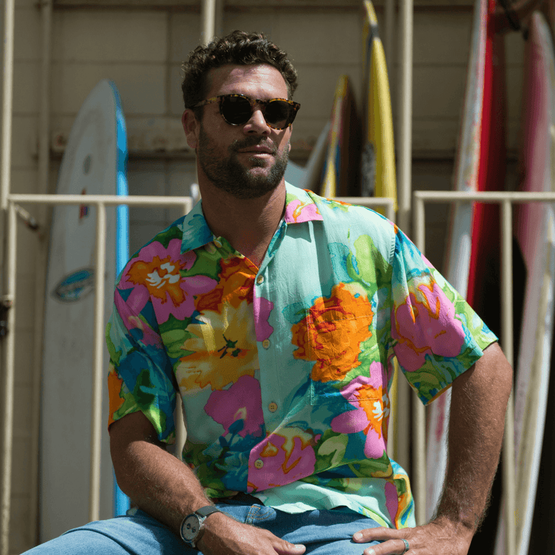 Camiseta retro hombre - Parisian Garden - jamsworld.com