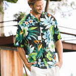 Chemise rétro pour homme - Waiola Black - jamsworld.com