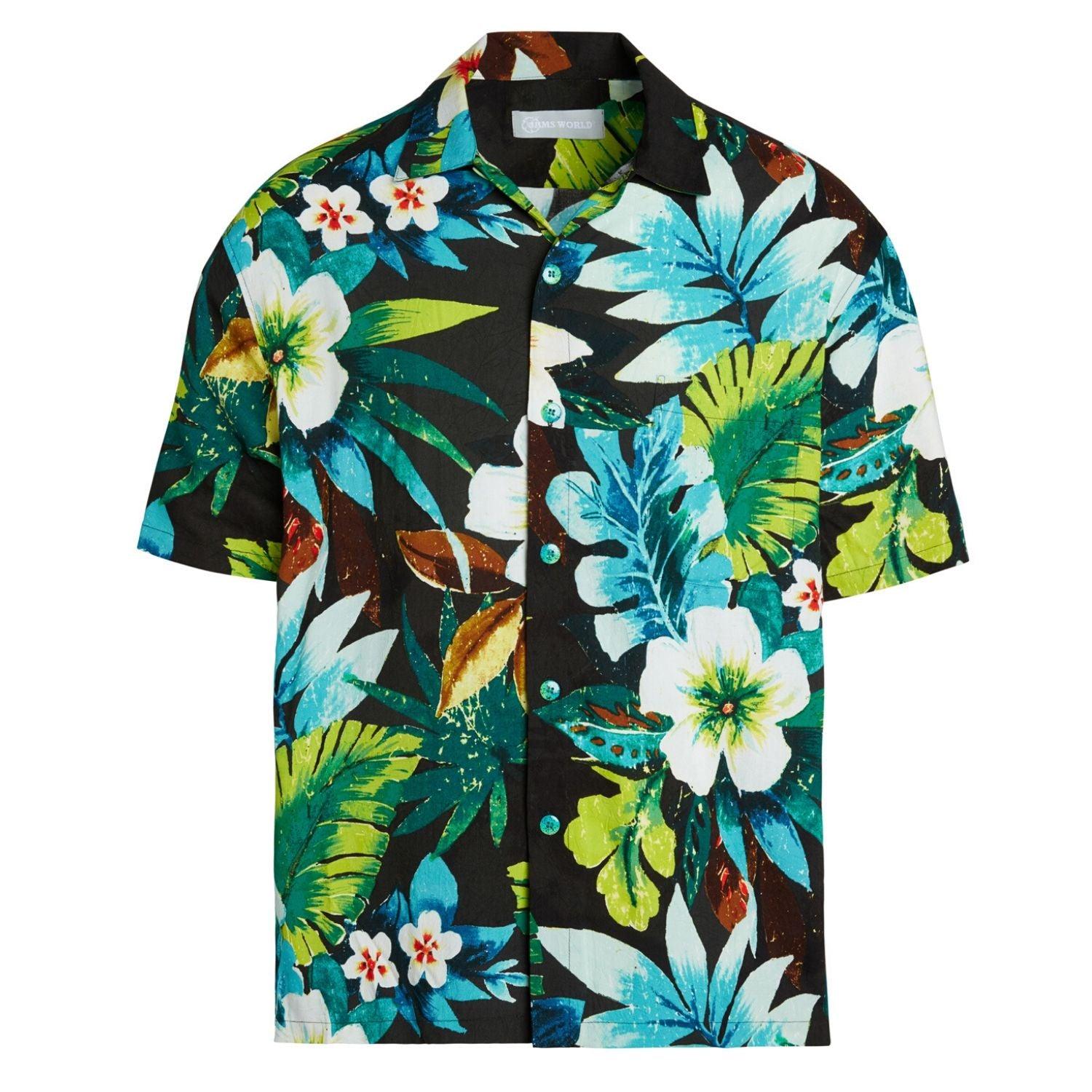 Chemise rétro pour homme - Waiola Black - jamsworld.com