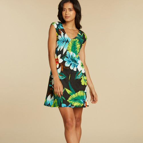 Sherry Dress - Waiola Black - jamsworld.com