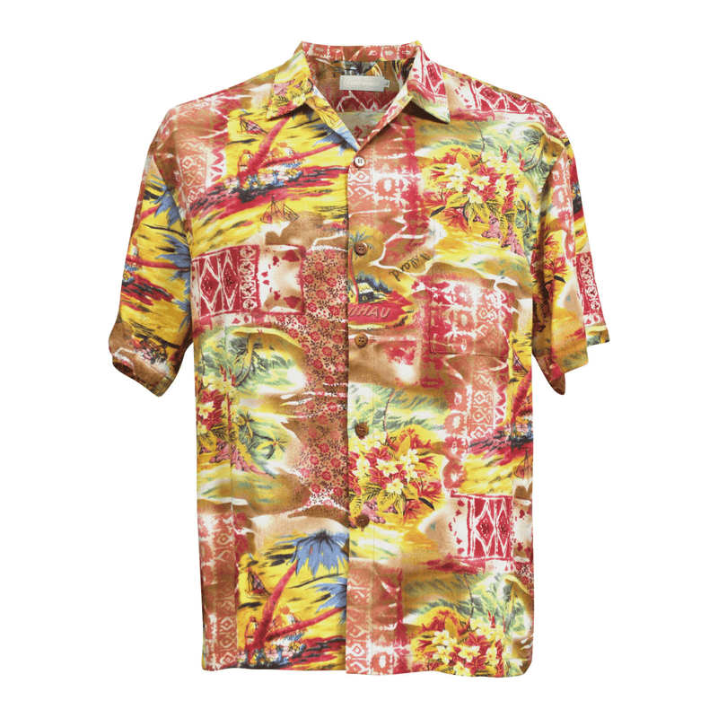 Men's Retro Shirt - 'Akala (Pink) Niihau – jamsworld.com