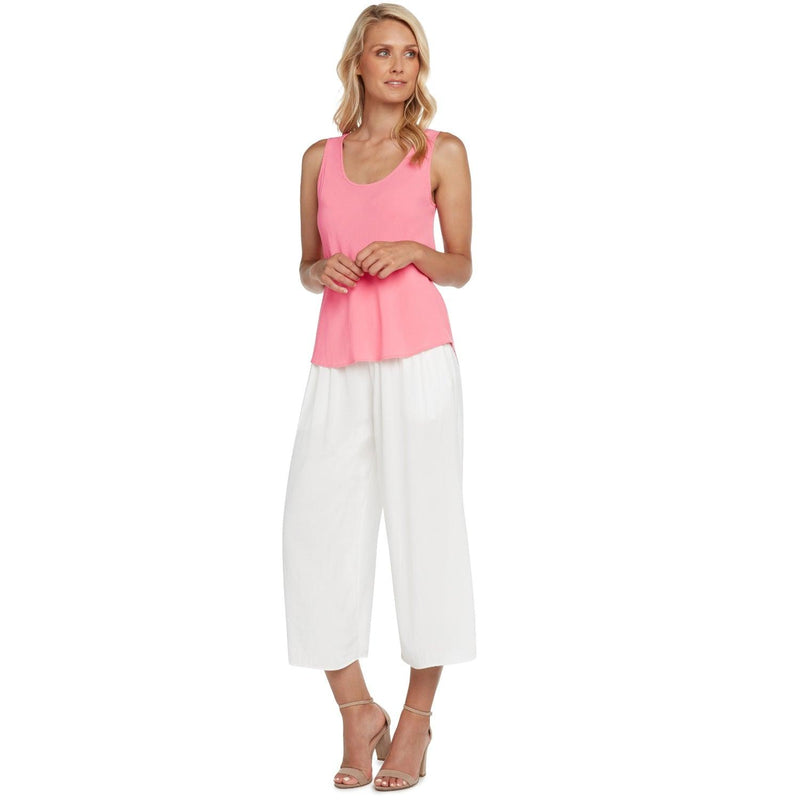 Débardeur uni - œillet rose - jamsworld.com