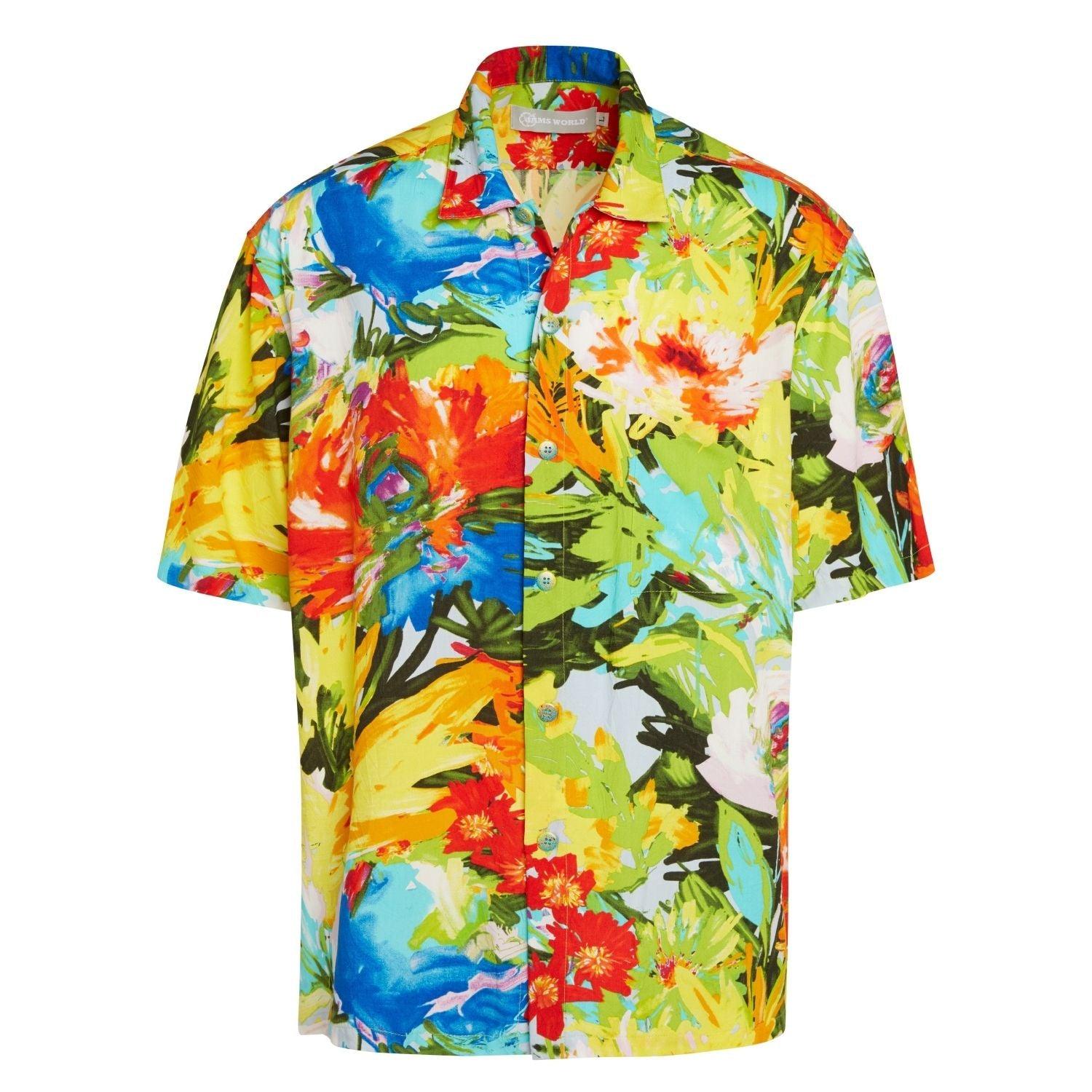 Chemise rétro pour homme - Floral Breeze - jamsworld.com