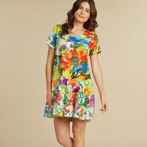 Hattie Dress - Floral Breeze - jamsworld.com