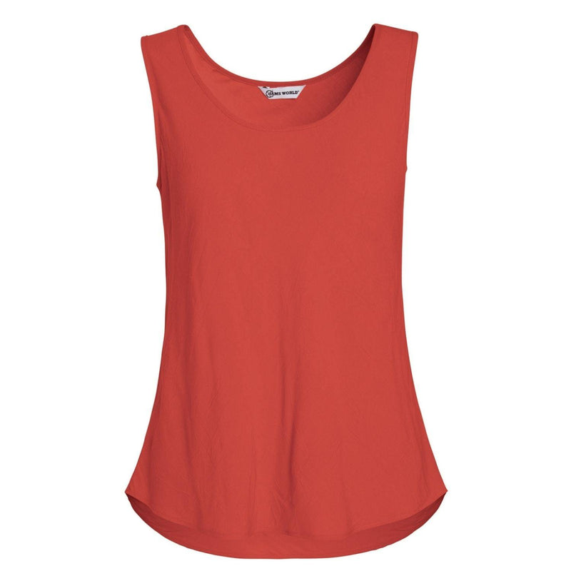 Solid Tank Top - Lychee - jamsworld.com