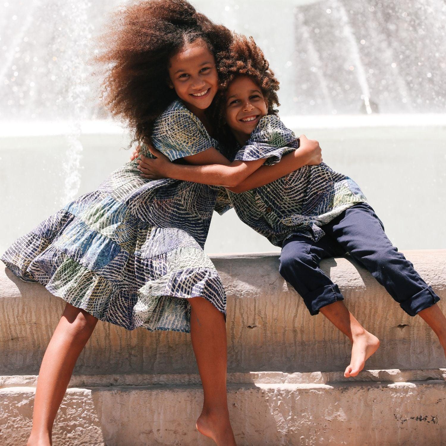 Vestido Hattie para NIÑA: XS(4/5) a L(12/14) - Hibiki - jamsworld.com