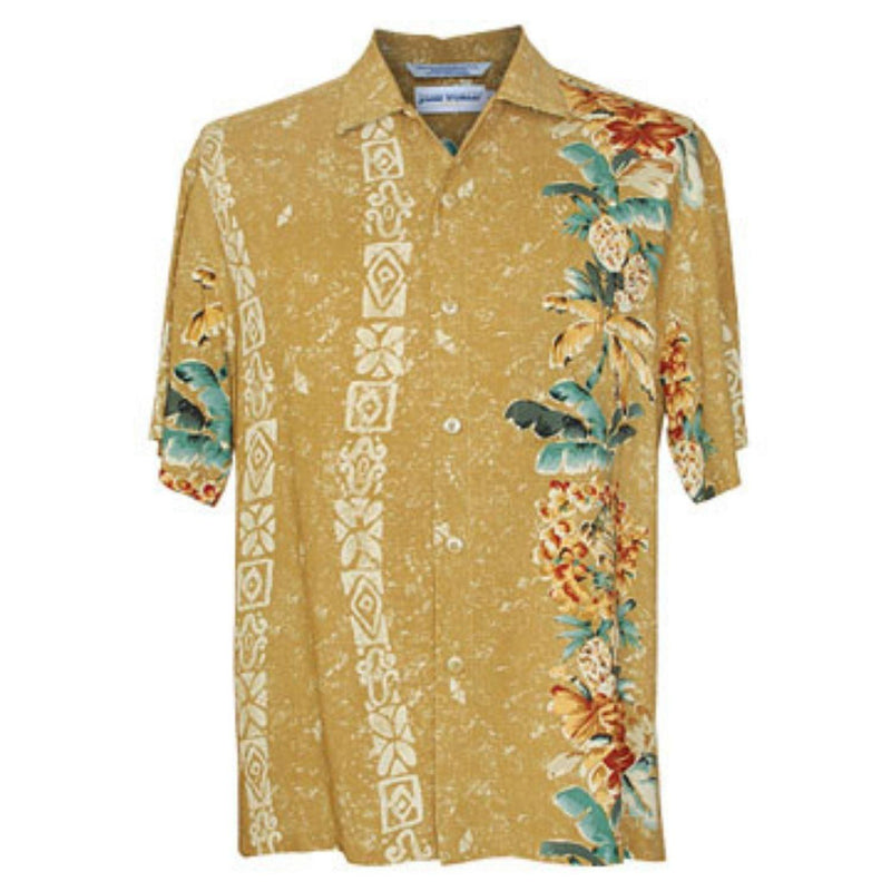 2000's Men's Retro Rayon Shirt - Tiki - jamsworld.com
