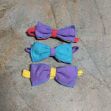 1990's Jams Color Block Knit Bow Ties - jamsworld.com