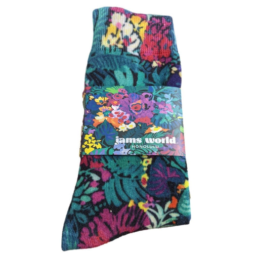 Jams World Socks - Fiore Black - jamsworld.com