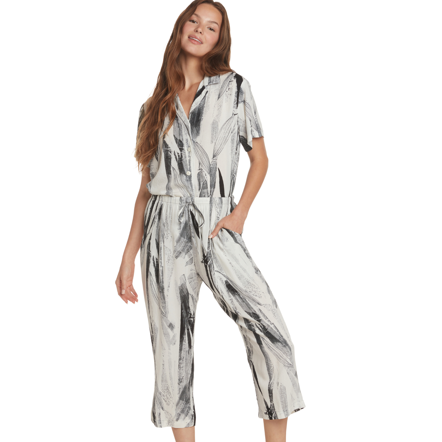 Pantalon de Plage - Lucky Bamboo Noir