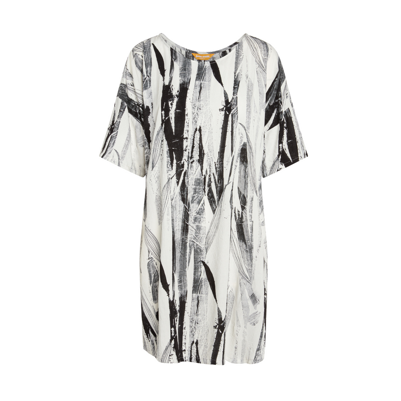Vestido Camiseta - Lucky Bamboo Negro