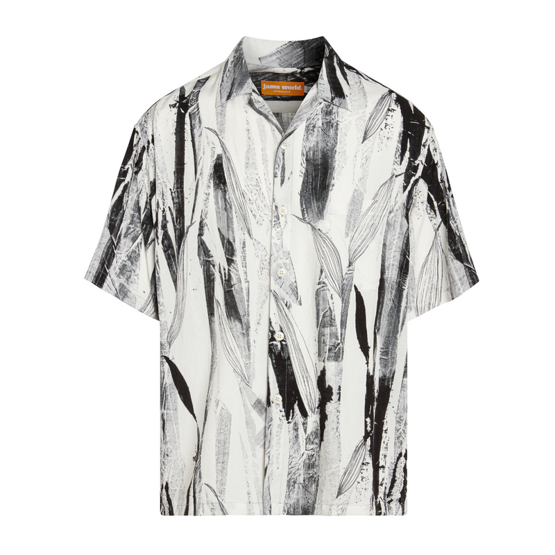 Chemise Rétro Homme - Lucky Bamboo Noir