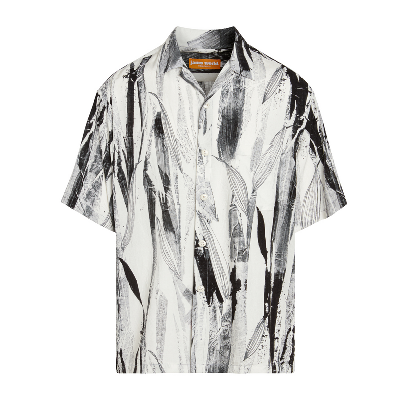 Men's Retro Shirt - Lucky Bamboo Black