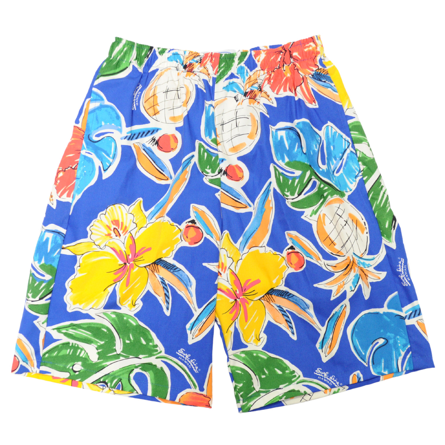 Super Jams para hombre - Piña hibisco azul