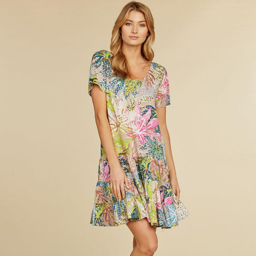 Hattie Dress - Sea Leaf - jamsworld.com