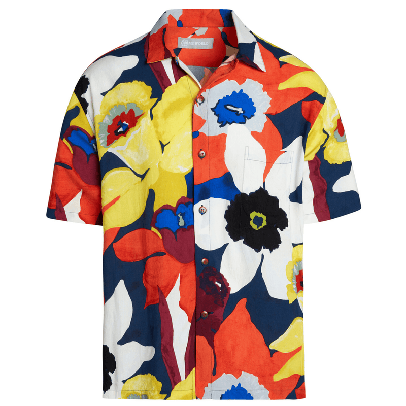 Men's Retro Shirt - Bamboo Orchid - jamsworld.com