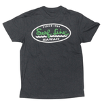 T-shirt ovale avec logo Surf Line Hawaii en détresse - jamsworld.com