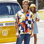 Men's Retro Shirt - Bamboo Orchid - jamsworld.com