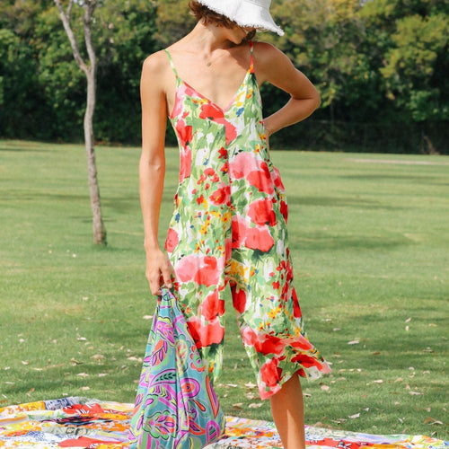 Easy Jumpsuit - Morning Glory - jamsworld.com