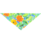 Bandana pour animaux de compagnie - Surf Line Hawaii Flower Star Blue - jamsworld.com