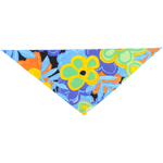 Pet Bandana - Surf Line Hawaii Floral Ferns Black - jamsworld.com