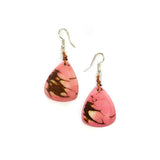 Tagua Nut Andrea Earrings - Yellow