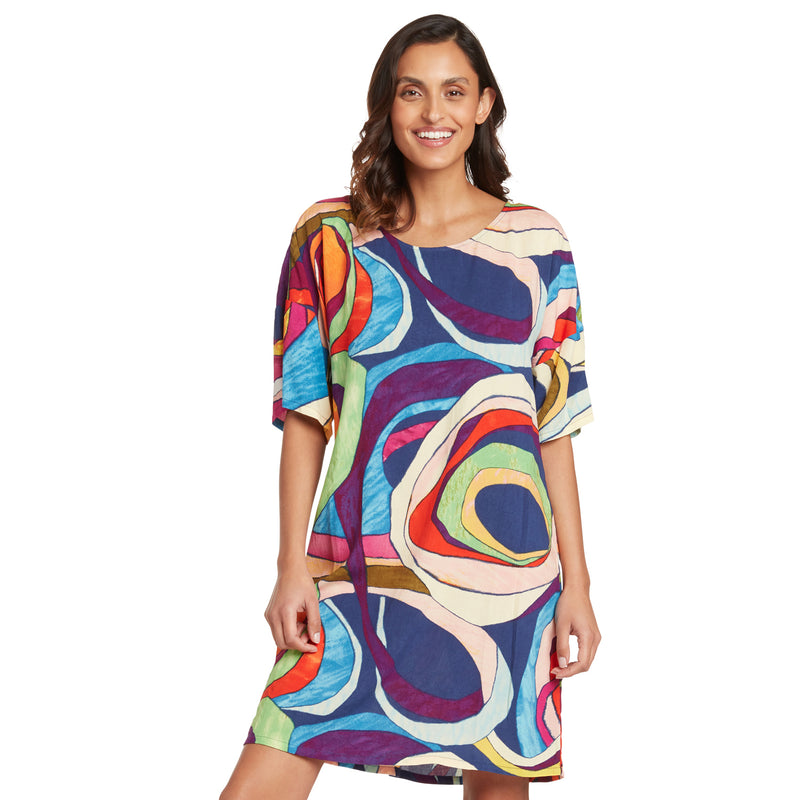 Vestido Camiseta - Chrome Rose