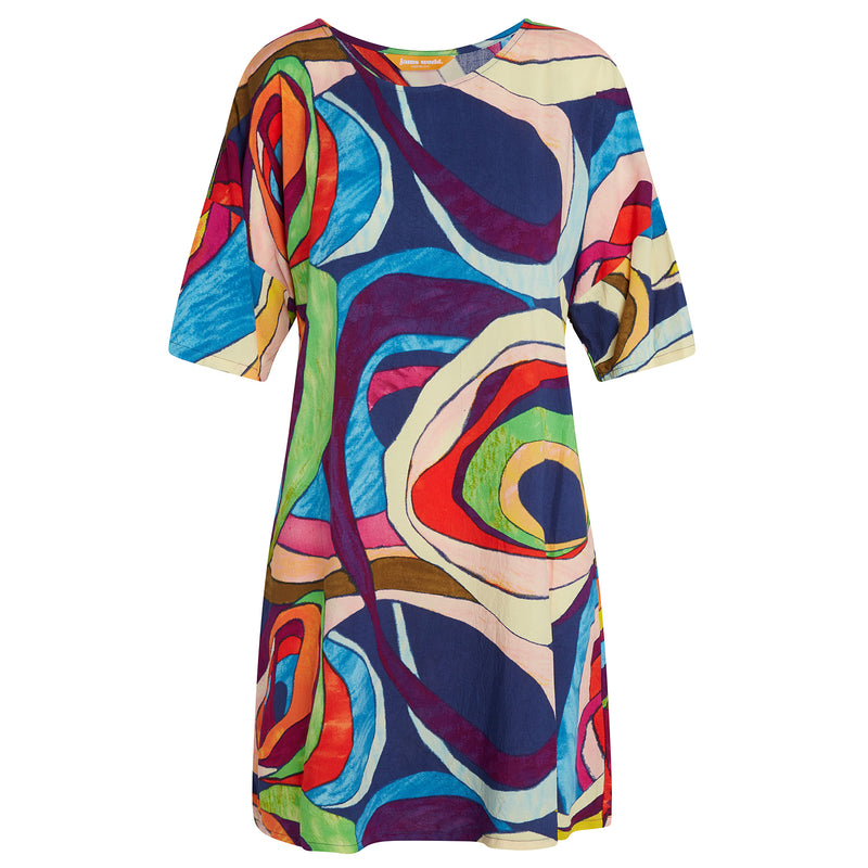 Vestido Camiseta - Chrome Rose