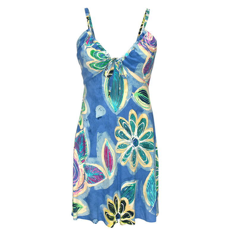 2000's Jams World Vestido Vintage Azul Siena