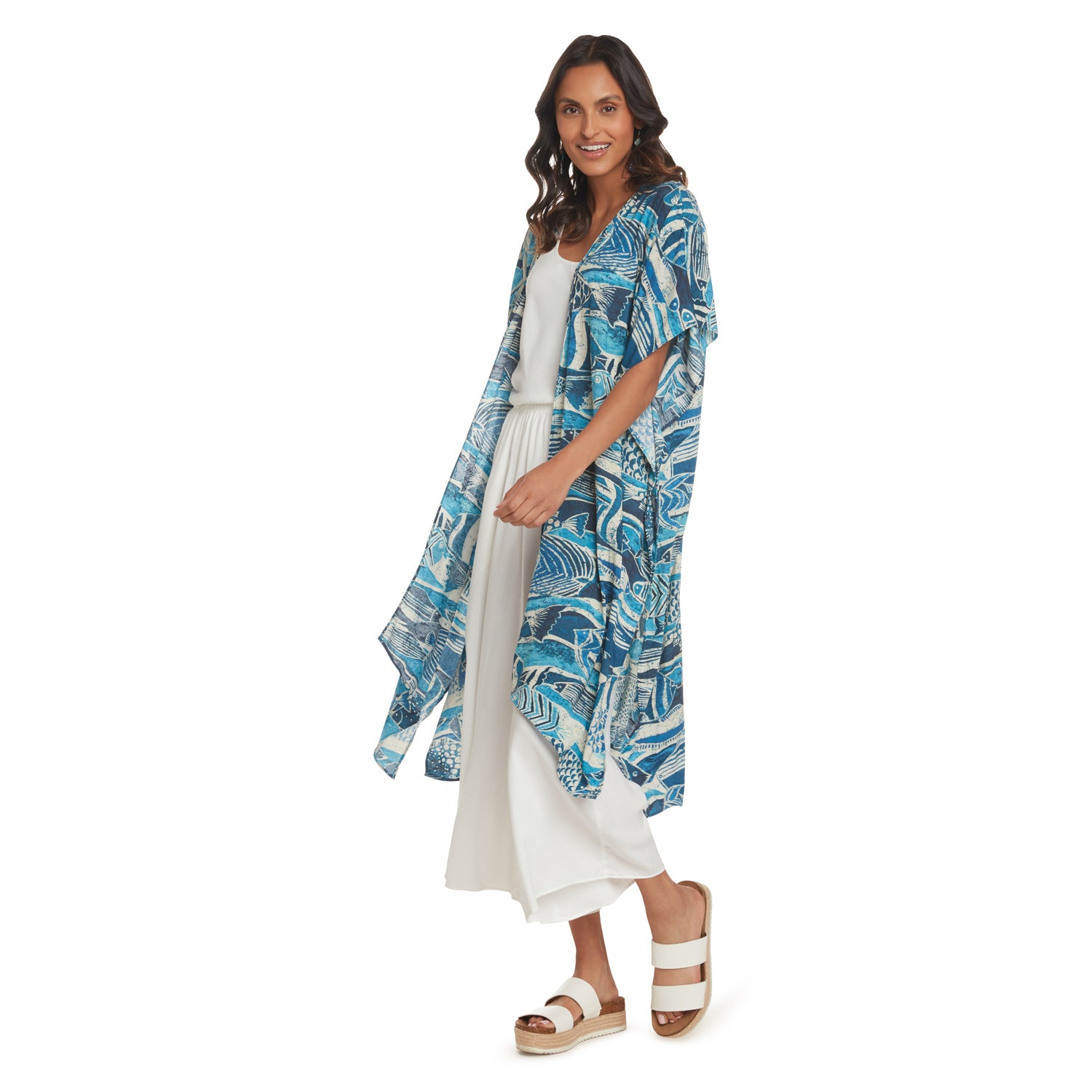 Giacca kimono - Rainbow Runner Denim