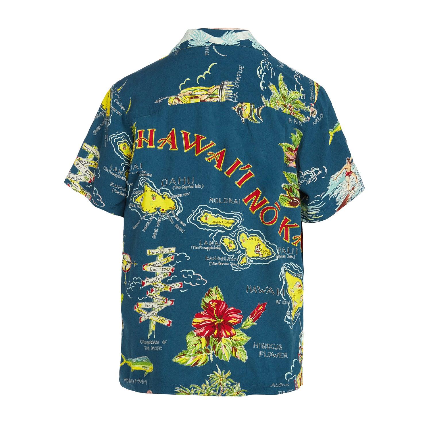Top Estampado - No Ka Oi Azul
