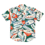 Boy's Cotton Shirt: XS(4/5) - L(12/14) - Decals Green - jamsworld.com