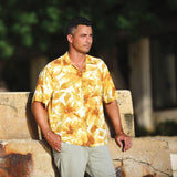 Camiseta retro para hombre - Hapuna Sepia - jamsworld.com