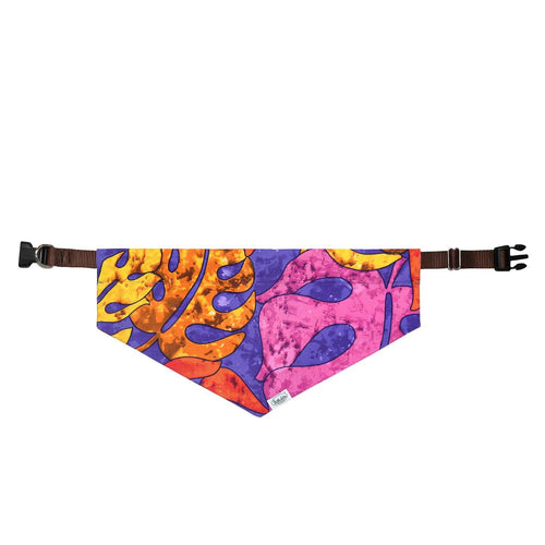 Pet Collar Scarf - Surf Line Hawaii Leaves - jamsworld.com