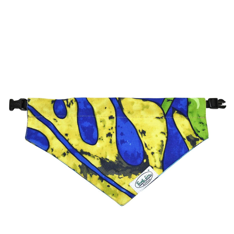 Bufanda con cuello para mascotas - Surf Line Hawaii Leaves - jamsworld.com