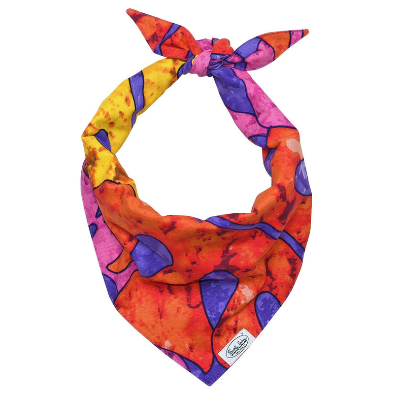 Bandana para mascotas - Surf Line Hawaii Leaves - jamsworld.com