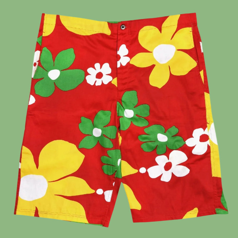 Makaha Long Short - Tradewinds Red - jamsworld.com