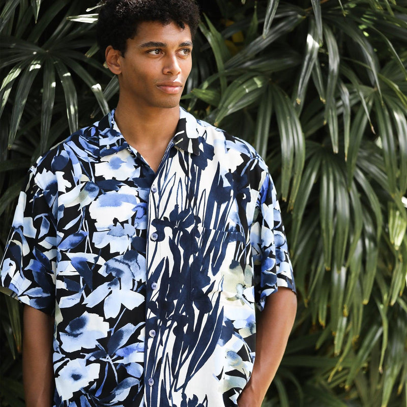 Chemise rétro pour hommes - Nuit étoilée - jamsworld.com